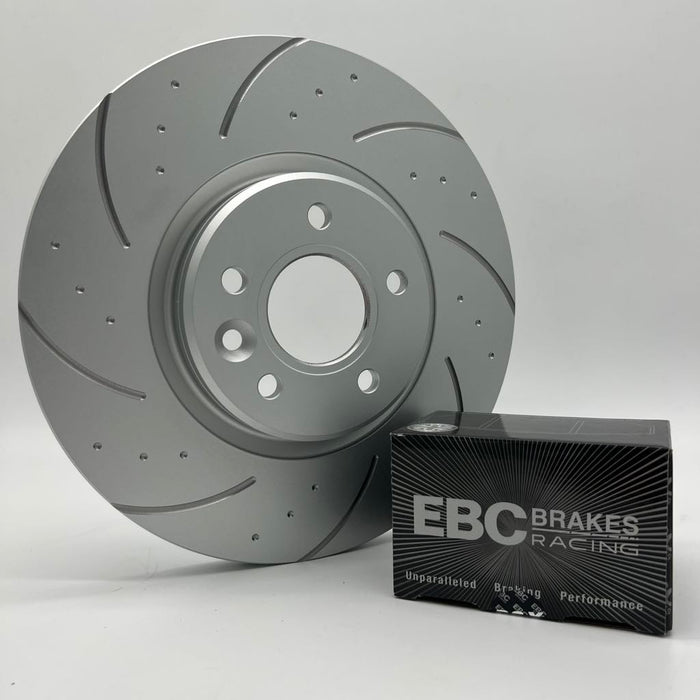 Stage 3 Front & Rear Brake Package for Volkswagen Golf MK7 & MK7.5 R - PowerBrakes