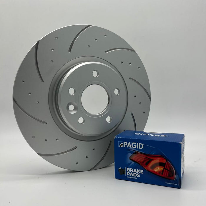 Stage 1 Front & Rear Brake Package for Audi S3 8V - PowerBrakes