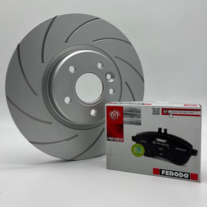 Stage 1 Front & Rear Brake Package for Volkswagen Golf MK7 & MK7.5 R - PowerBrakes