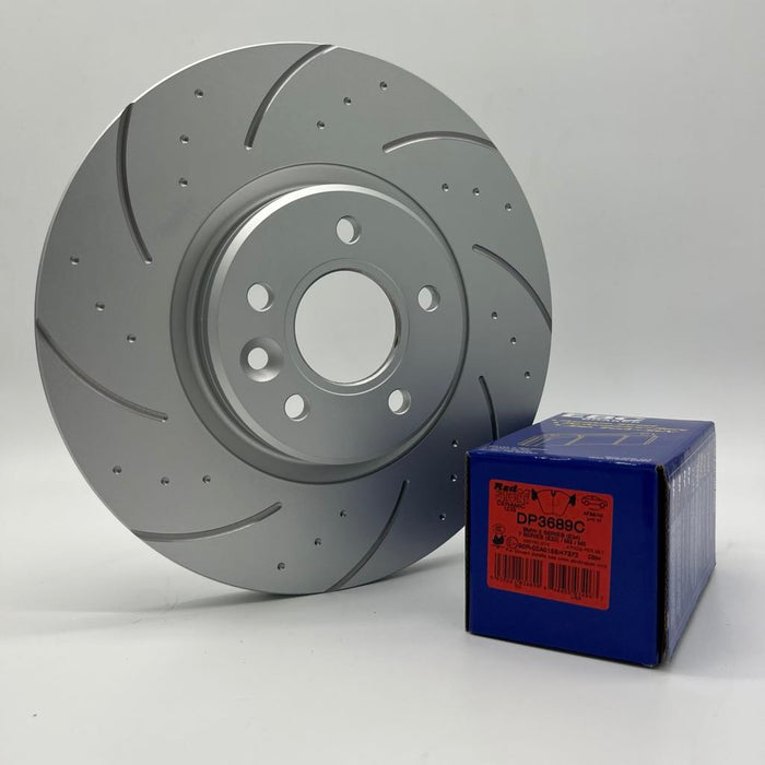 Stage 2 Front & Rear Brake Package for Audi S3 8V - PowerBrakes