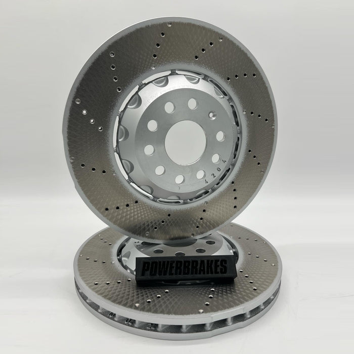 SHW Performance 2 Piece Front Brake Discs (Pair) for Audi S3 8V - 340mm