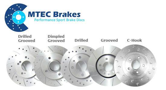 MTEC Rear Brake Discs (Pair) for Honda Civic EP3 Type R - 260mm