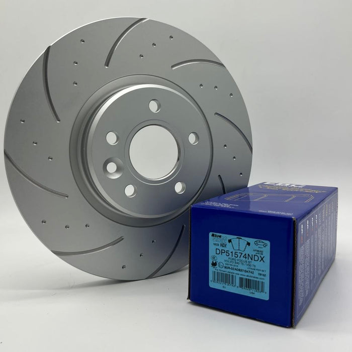 Stage 2 Front & Rear Brake Package for Audi S3 8V - PowerBrakes