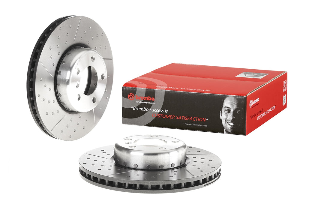 Brembo OE (DG) Front Brake Discs (Pair) for BMW F22/F23 M235i & M240i – 340mm