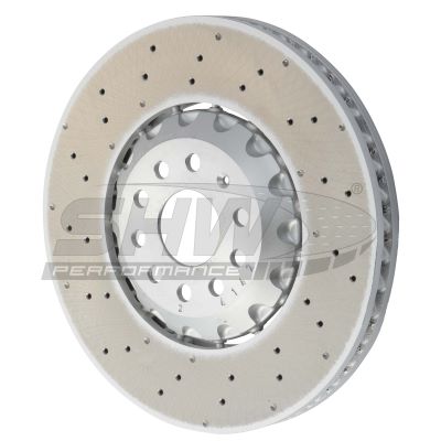 SHW Performance 2 Piece Front Brake Discs (Pair) for Volkswagen Golf MK8 R Performance Pack - 357mm