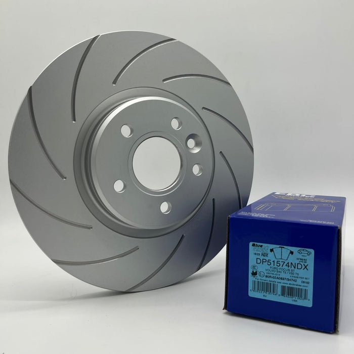 Stage 2 Front & Rear Brake Package for Audi S3 8V - PowerBrakes