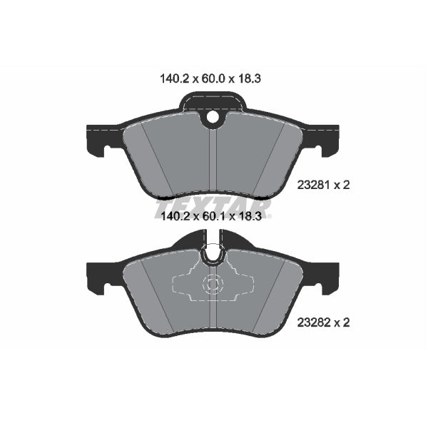 Textar OE Front Brake Pads Set for Mini Cooper S R53