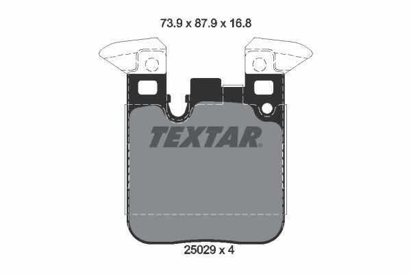 Textar OE Rear Brake Pads Set for BMW F20/F21 M135i & M140i