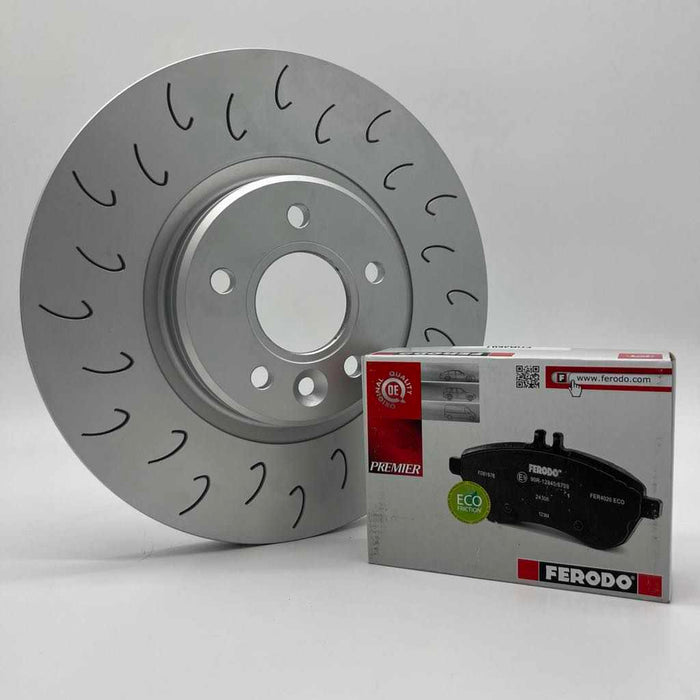 Stage 1 Front & Rear Brake Package for Audi S3 8V - PowerBrakes