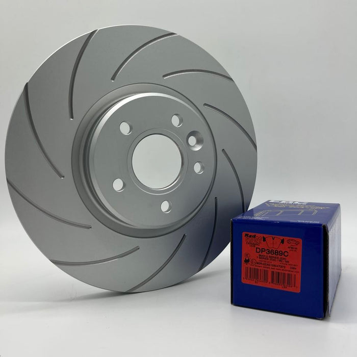 Stage 2 Front & Rear Brake Package for Audi S3 8V - PowerBrakes