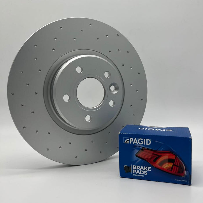 Stage 1 Front & Rear Brake Package for Audi S3 8V - PowerBrakes