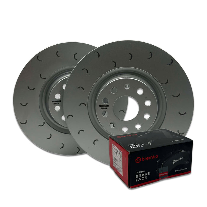 Stage 1 Front & Rear Brake Package for Ford Focus MK3 ST 250