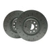 PowerBrakes PBD Brake Discs - C Hook with a Silver coating