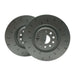 PowerBrakes PBD Brake Discs - C Hook with a Silver coating