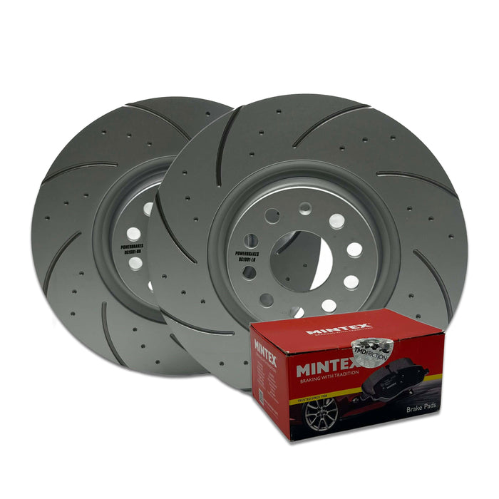 Stage 1 Front & Rear Brake Package for Ford Focus MK3 ST 250