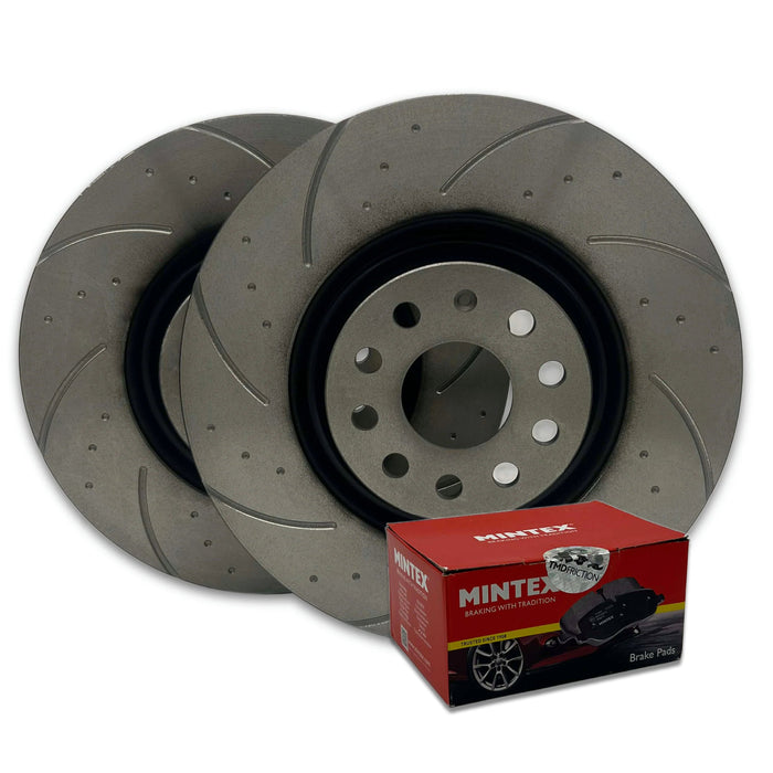 Stage 1 Front & Rear Brake Package for Ford Focus MK3 ST 250
