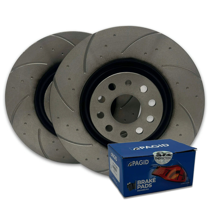 Stage 1 Front & Rear Brake Package for Ford Focus MK3 ST 250