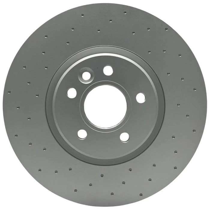 PowerBrakes PBD Brake Discs - Dimpled with a Silver coating