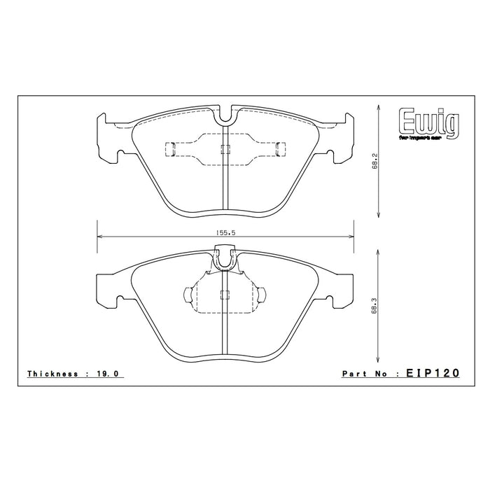 Endless MX72 Brake Pads Set - EIP120-MX72