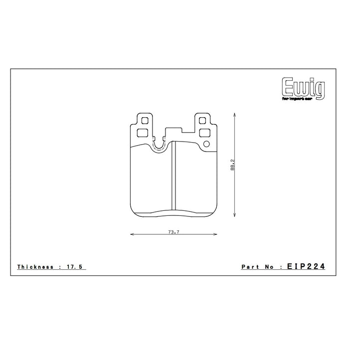 Endless MX72 Brake Pads Set - EIP224-MX72