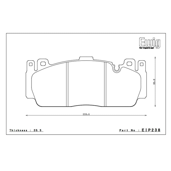 Endless MX72 Brake Pads Set - EIP238-MX72