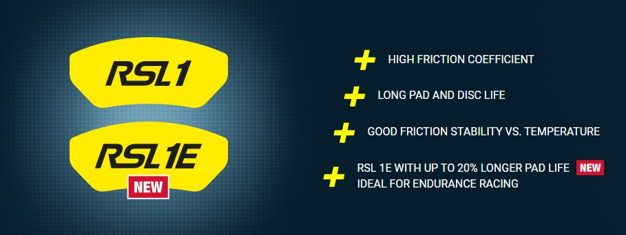 Pagid Racing RSL1 Front Brake Pads Set for BMW F87 M2