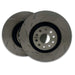 PowerBrakes PBD Brake Discs - Slotted with a Black coating