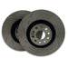 PowerBrakes PBD Brake Discs - Slotted with a Black coating