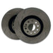 PowerBrakes PBD Brake Discs - Slotted with a Black coating