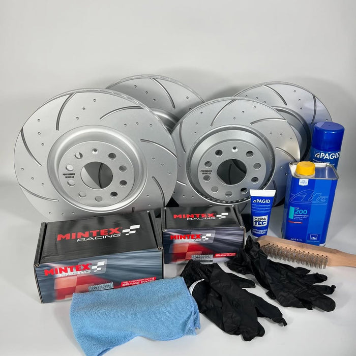 Stage 2 Front & Rear Brake Package for Audi S3 8V