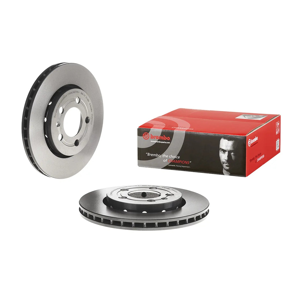 Brembo OE Rear Brake Discs (Pair) for Audi TT MK1 225 - 256mm — PowerBrakes