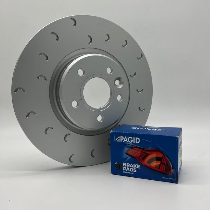 Stage 1 Front & Rear Brake Package for Audi S3 8V - PowerBrakes