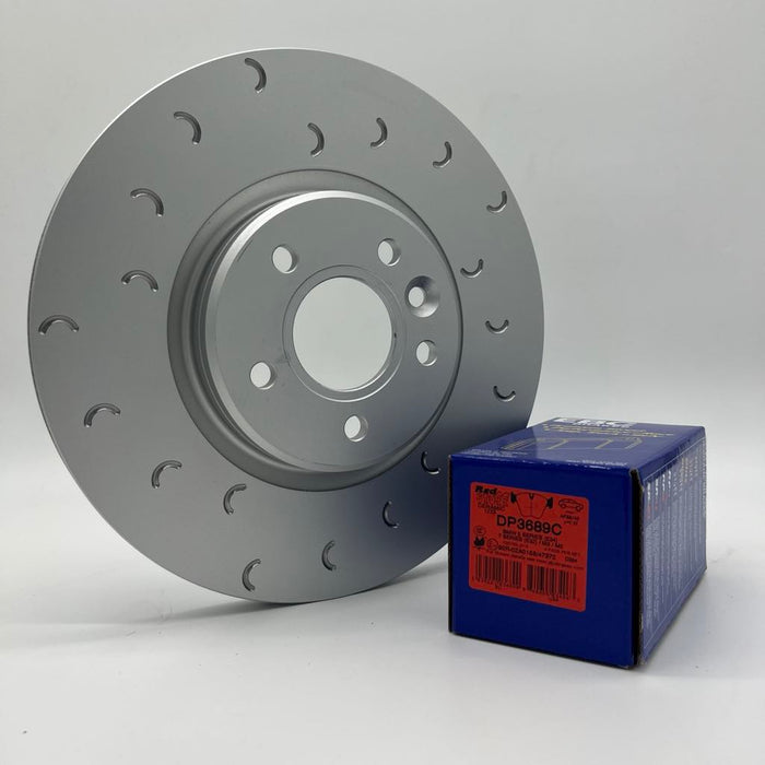 Stage 2 Front & Rear Brake Package for Audi S3 8V - PowerBrakes