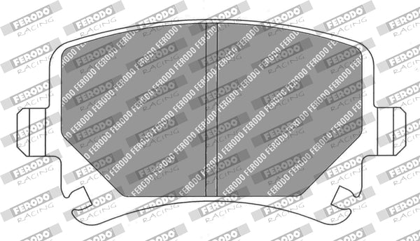 Ferodo Racing DS2500 Rear Brake Pads Set for Volkswagen Scirocco MK3 R