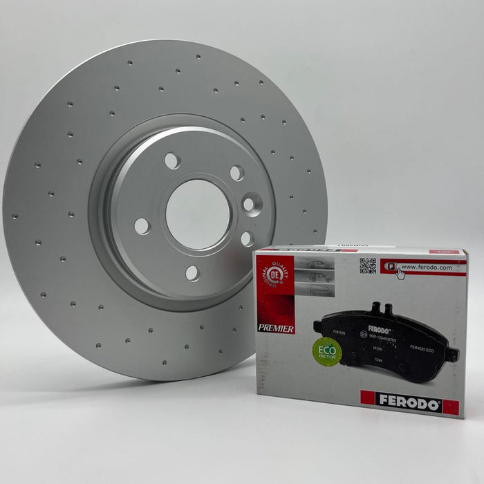Stage 1 Front & Rear Brake Package for Audi S3 8V - PowerBrakes